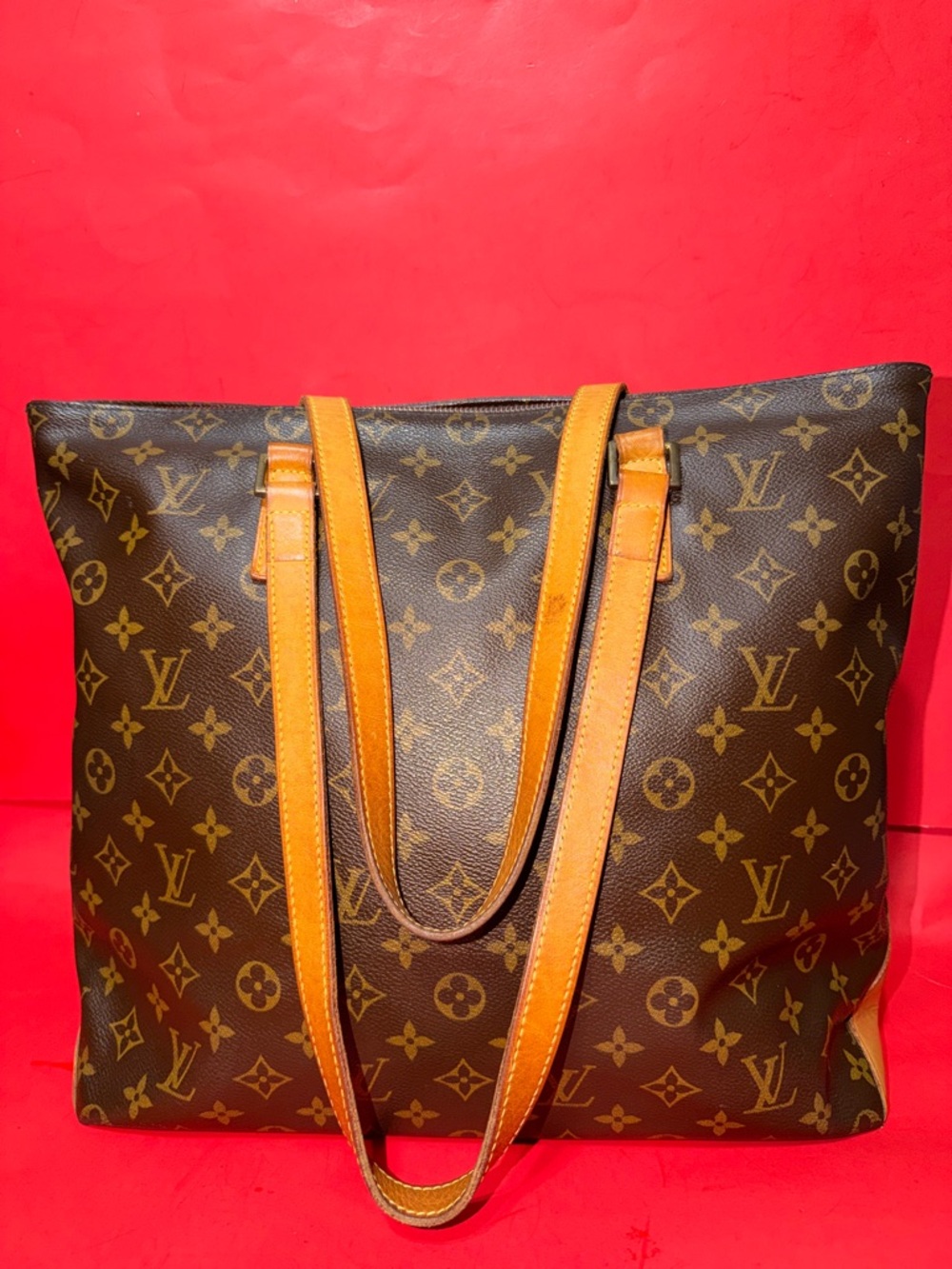 Louis Vuitton Cabas Mezzo Monogram Shoulder Bag